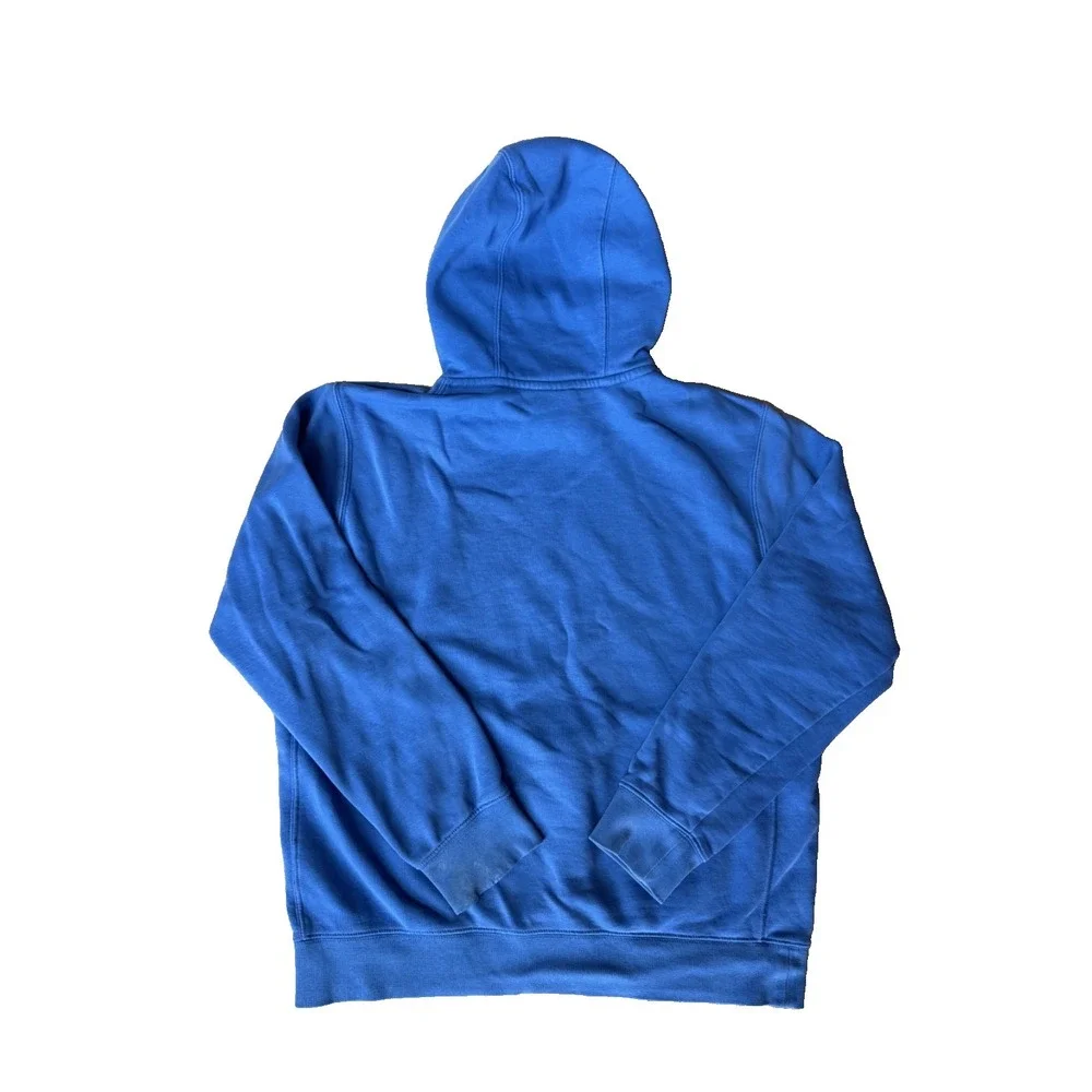 Nike Club Fleece Hoodie Mens Medium Blue‎ BV2654-403 Pullover Sweatshirt Swoosh